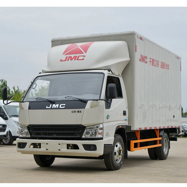 Завод по индивидуальному заказу 4X2 130HP JMC грузовик фургон грузовики грузовой с 4 2 счетчиком грузовые коробки