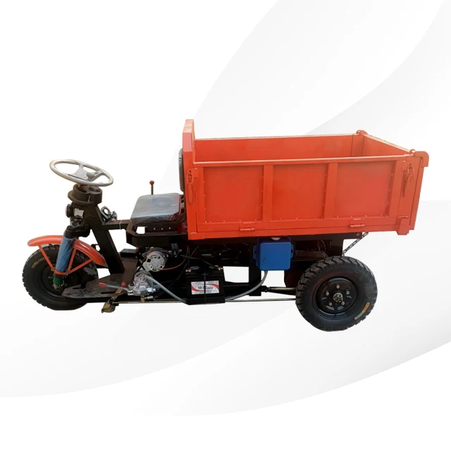 Electric Motor Cargo Tricycle Three Wheel Cargo Motorcycle Construction Electric Dumper mini dumper