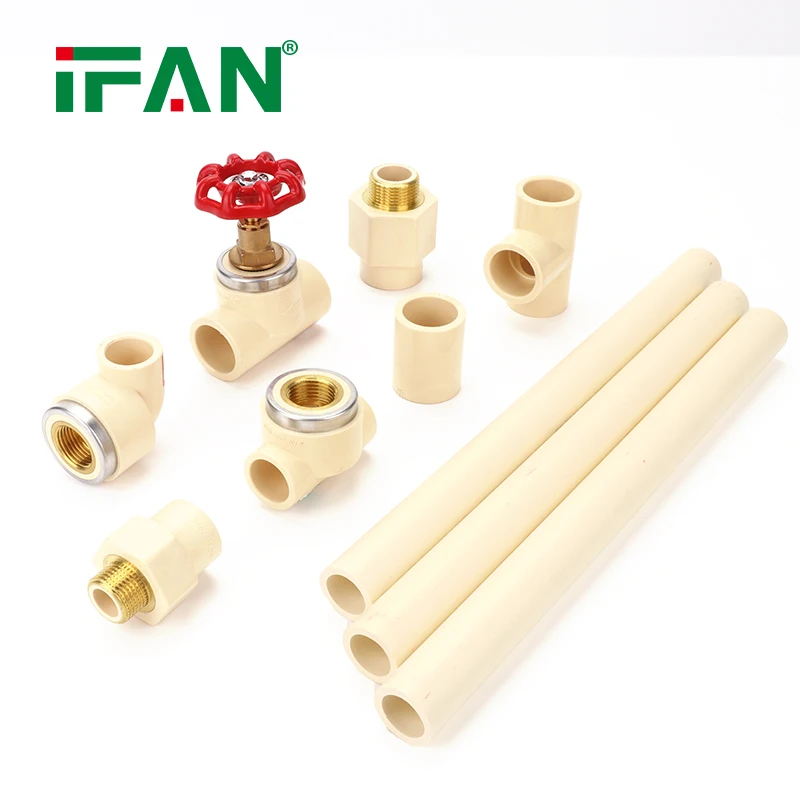 IFAN DIN 8079/8080 Standard PVC Pipe Plumbing Materials Brass Plastic Coupling Elbow Tee Valve CPVC Fittings