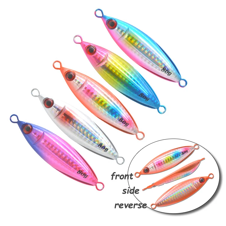 Customized metal clamp bait30/40/60/80gSea casting slightly slow asphalt jander salt water fishing clamp lure