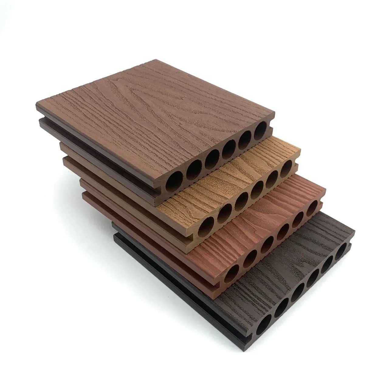 Co-extrusion WPC Decking Wood Plastic Composites Outdoor Decking Flooring