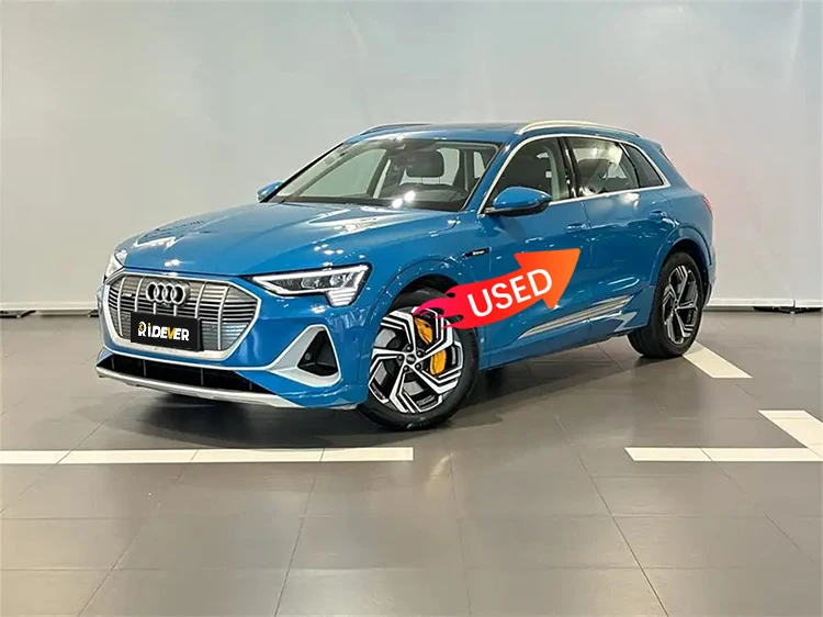 Известный бренд 2021 Audi Etron 5-местный Подержанный автомобиль с большой дальностью полета Second Hand Pure Ev в наличии на продажу