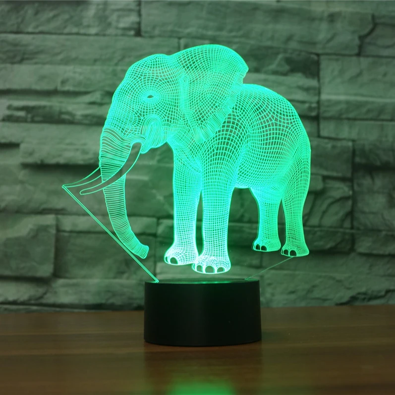 Elephant Custom Table Lamp Led Small Baby Sleep Projector New Kid Decoration Night Light Usb For Child