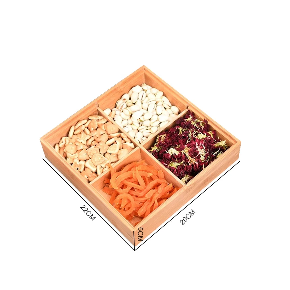 wholesale good price wooden food Dried fruit Candy Nuts packaging box Plastic Bottle Packaging Storage Display Boxes
