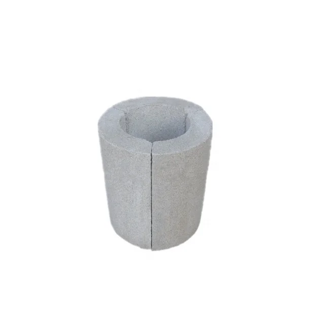 China design wholesale perlite isolation expanded Perlite pipe shell insulation waterproof pipe insulation