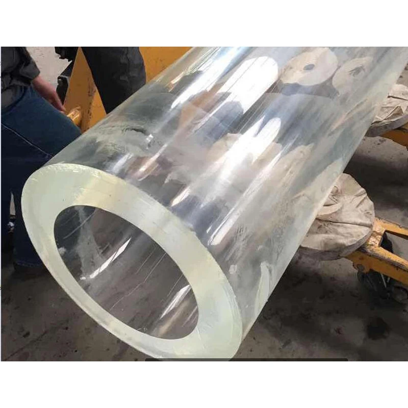 10mm 30mm 60mm  Large Diameter Transparent Plastic Circular Tube Pipe