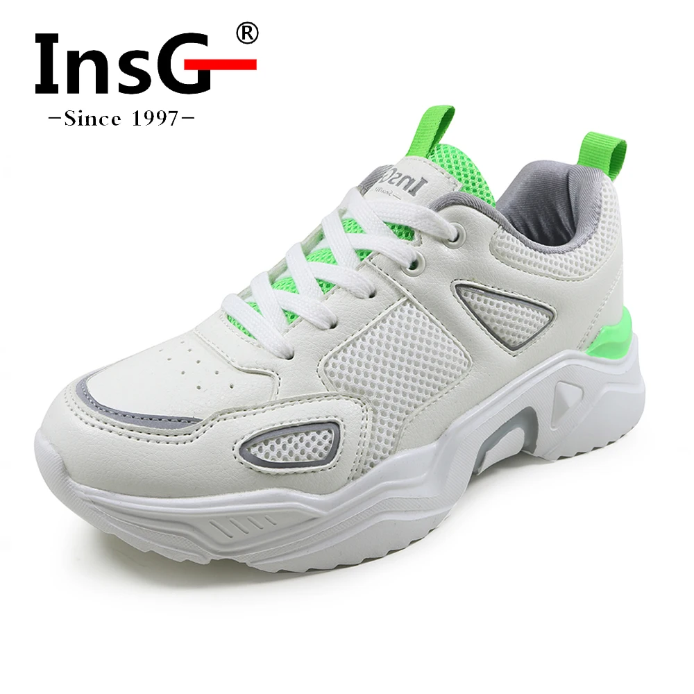 InsG пользовательские дышащие женские туфли MD краска подошва женские стильные массивные кроссовки