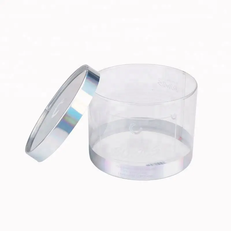 Прозрачная упаковочная коробка с логотипом на заказ, пластиковые трубки с обжимными концами, скрученные трубки