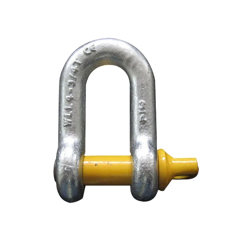 American bow buckle high strength D-shaped U-shaped ring card lock hook horseshoe hoisting tool connection