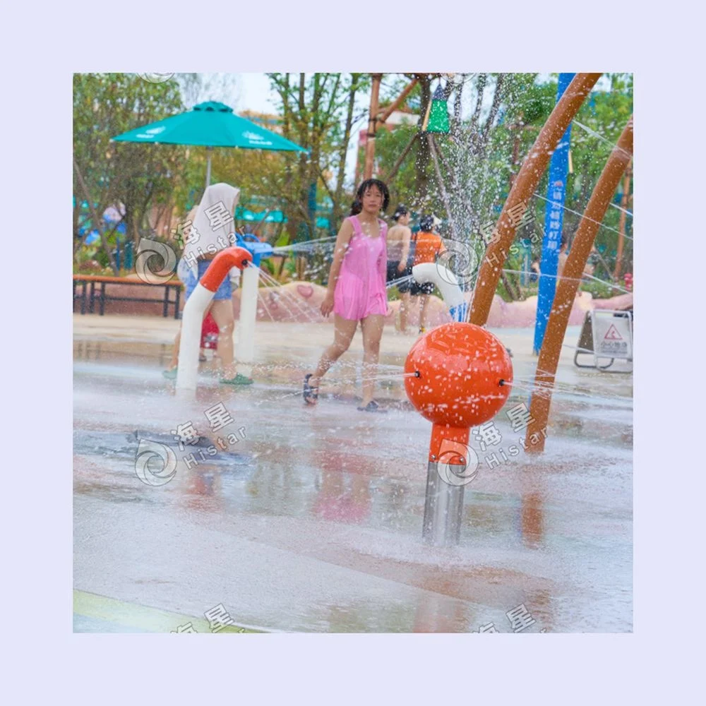 Histar splash water park parent-child large water parks fibreglass fun play spray equipments wholesale design  for sale