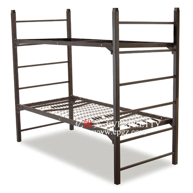 School Dormitory Furniture Metal Double Classic Student Steel Heavy Duty Adult Bunk Bed for School Student