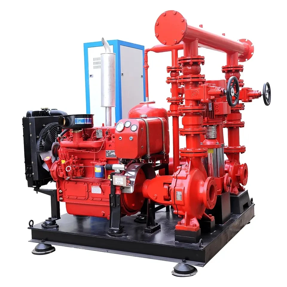 Hybrid Fire Hydrant System Jockey Fire Pump Electric Motor Diesel Fire Water Pump