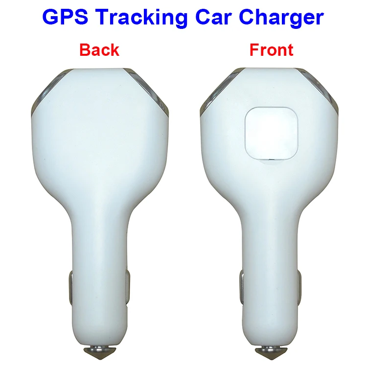 OEM ODM Car gps charger 2 USB port GPS tracker GSM easy hidden car gps charger real time track vehicle