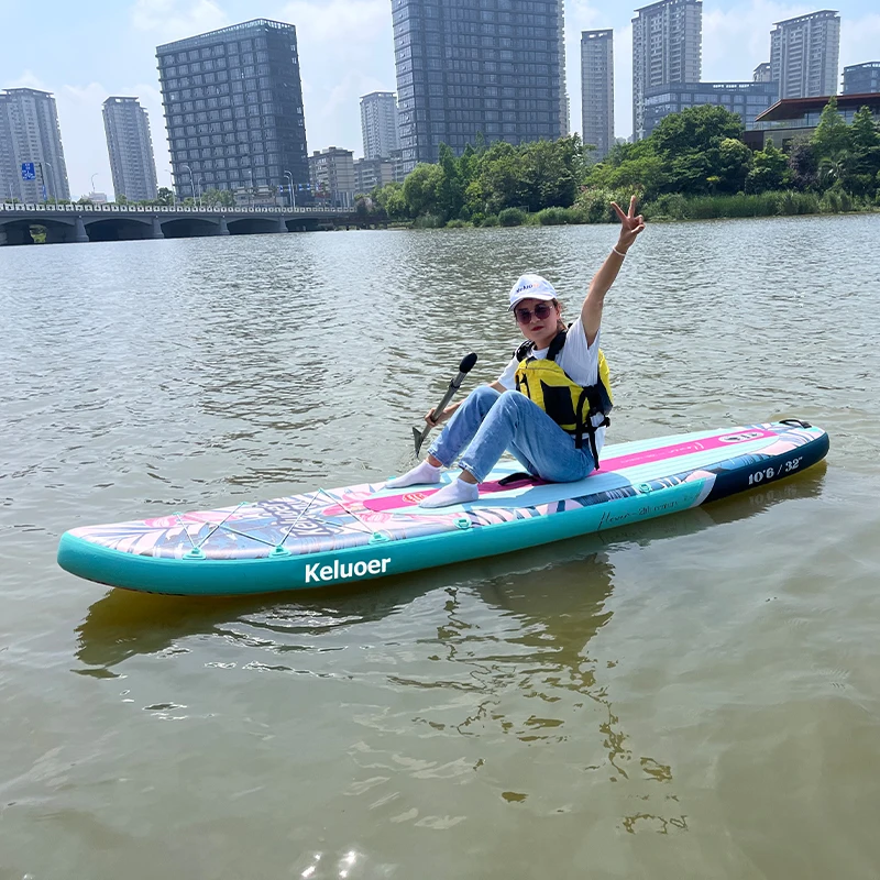 Wholesale sports equipment surf tablas Drop Stitch SUP paddle board inflatable paddle board surfboard
