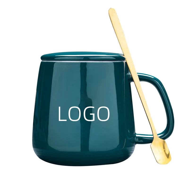 Winter Heating Coaster Thermostat Big Belly Reusable Ceramic Cups Taza De Temperatura Mug Sets Gift Box Cups With Spoon And Lid