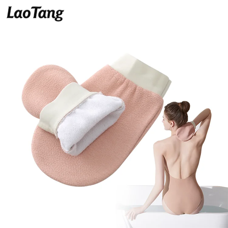 Bath Bodyworks Exfoliating Bath Gloves for Deep Cleaning Acne Men and Women Body Scrubber Mitt