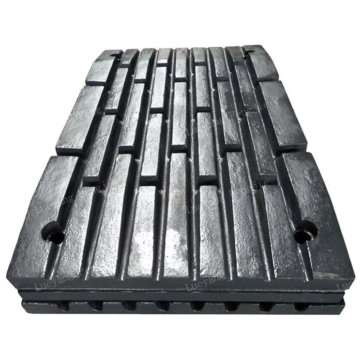 Mining machinery jaw crusher spare parts jaw plate