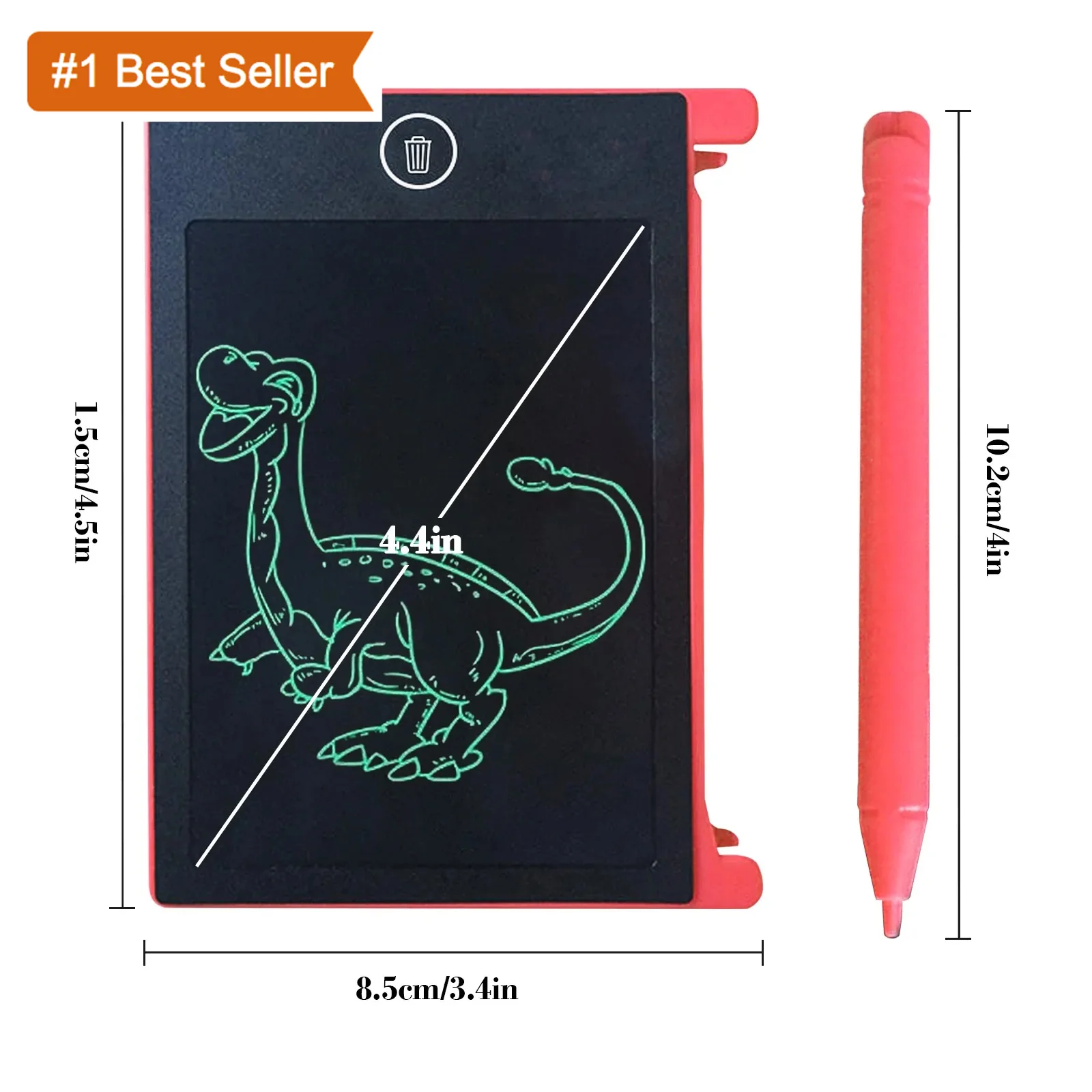 Jumon мини 4 дюймов детский цифровой блокнот волшебная доска маленький размер для рисования планшет раннего образования игрушки