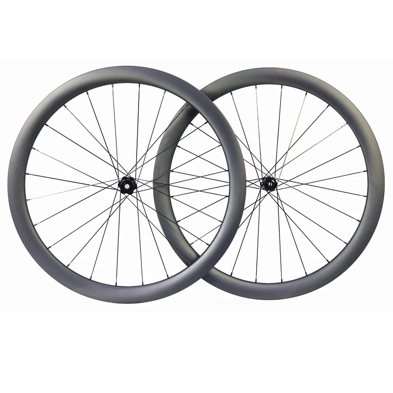700C Carbon Rims 28mm Wide 45mm Deep Tubeless Wheels for Cyclocross and Gravel Bikes