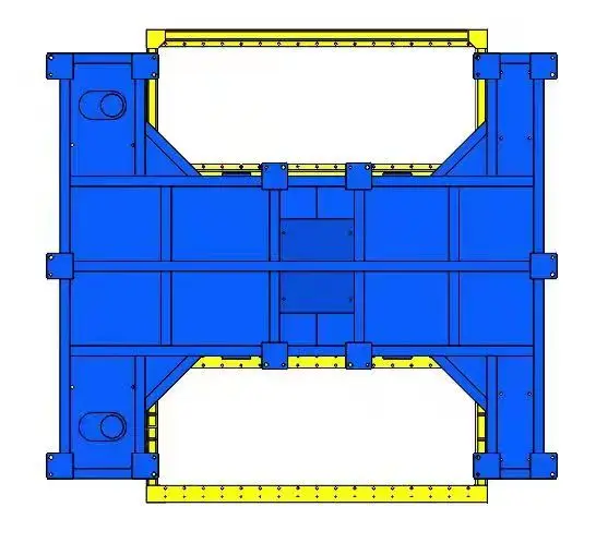 CNC Environmental protection dust removal equipment Machining of machine parts Double station single robot welding base