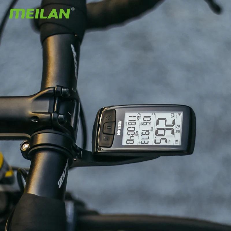 Двухстороннее байкерское крепление Meilan C2 с F-образным креплением для GPS и компьютера Байкерский держатель овальным лезвием инновационное