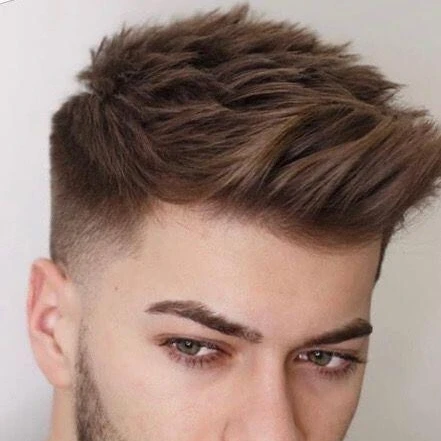 Lace Front Toupee Men in Stock Remy Brown Hair Virgin Lace with PU Human 10*8 Brazilian Hair Toupee for Men