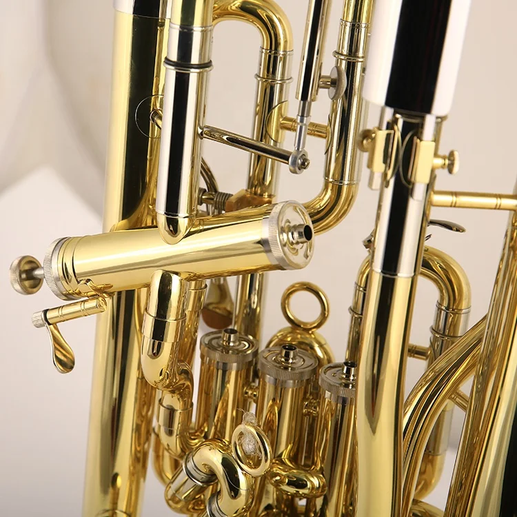 Прямая продажа с завода музыкальный инструмент Brasswind золотой лак Euphonium