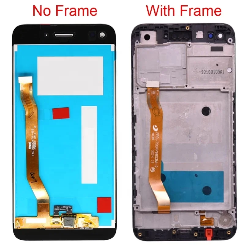 LCD For Huawei P9 Lite Mini  Y6 Pro 2017 LCD Screen With Frame Replacement Touch Screen SLA L02 L22 L03 LCD Display