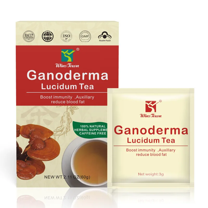 Ganoderma lucidum tea Let your body be refreshed Enhance immunity and lower blood lipids 20 bags per box