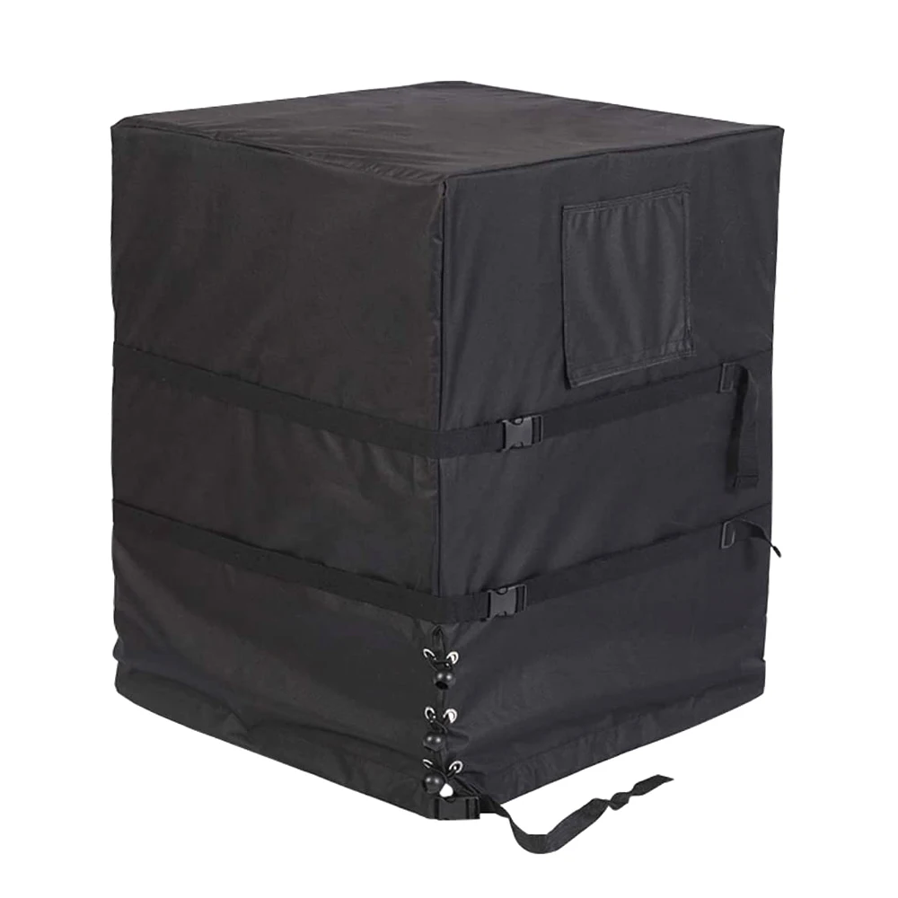 Waterproof Air Conditioner Cover for Outdoor Unit Sturdy Durable 600D Oxford Cloth Cover for Central AC