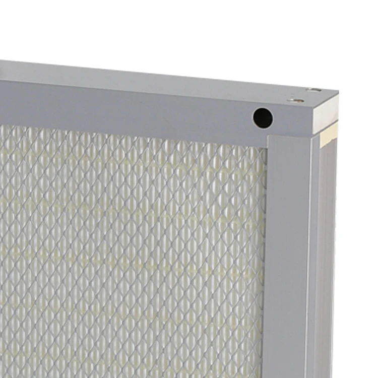 Оптовая продажа Алюминиевый Сепаратор eбрако H13 99.95% Hepatec I Filter 610x610x150 мм (24x24x6 дюймов) для HVAC AHU