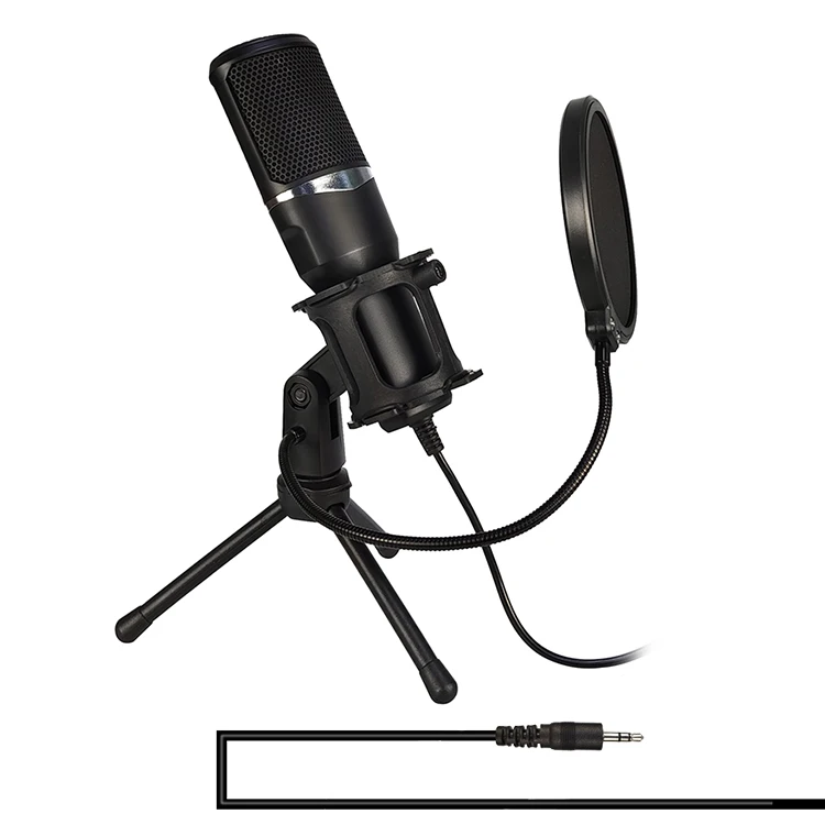 External Mic Microphone Gaming Mic for Xbox Professional 3.5mm Jack Recording Condenser Microphone Compatible with PC Laptop
