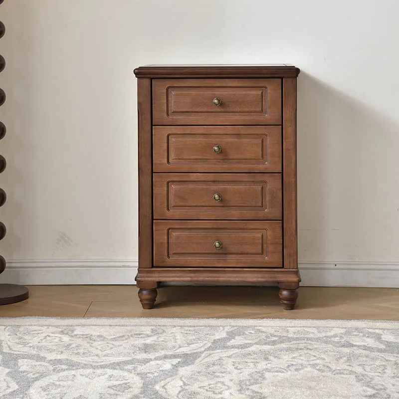Luxury high quality walnut mahogany oak ash rubber teak solid wood bedroom furniture 5 drawers 7 drawers 9 drawers chests