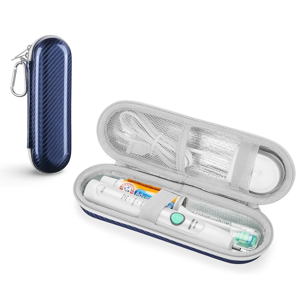 Hard Travel Case for Oral-B Oral-B Pro 1000 1500 Smartseries Philips Sonicare 4100 6100 iO Series 4 7 8 9 Electric Toothbrush