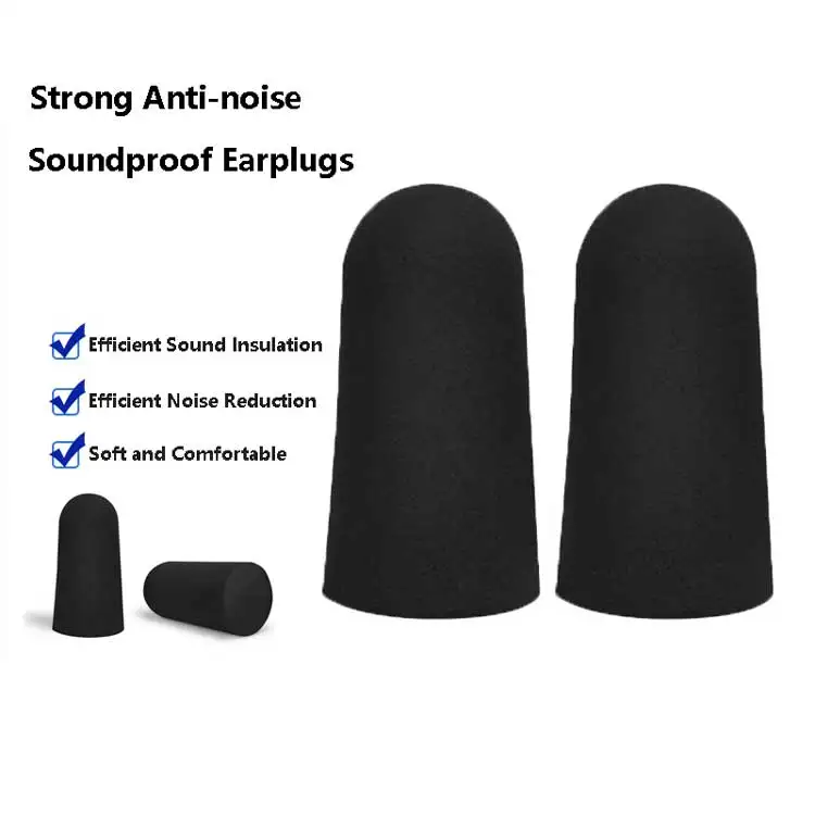 High quality SNR 35dB PU foam earplugs slow rebounded soft ear plugs