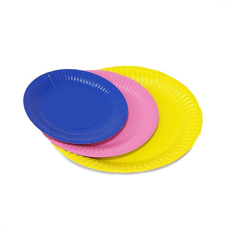 2024 party disposable tableware supplies sets custom print eco friendly disposable paper plates