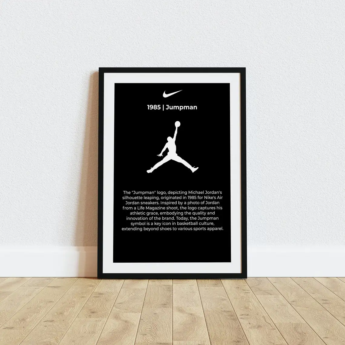 SQ Luxury Poster Logo Quote Black Design Logo History Poster Set of 3 Wall Decoration Print Canvas Motivation Poster