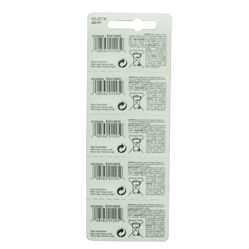 cheap price for sony SR416SW 337 SR920SW/371 Silver Oxide 1.55V Button cell Battery Watch Battery