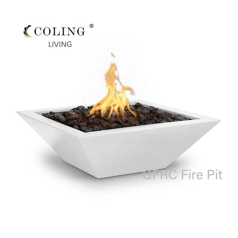 COLB002  garden waterfall fire pit corten steel fire and water bowl for pool
