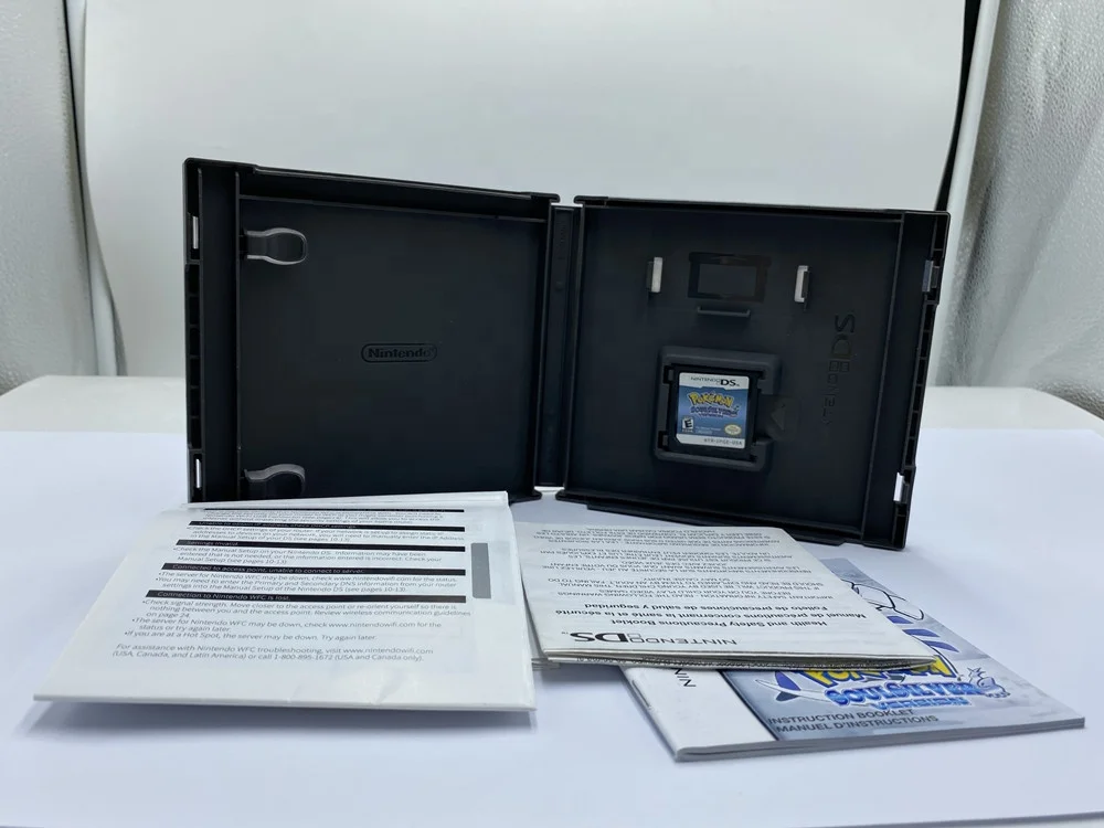 NTSC version Poke mon heartgold soulsilver with box and manual sealed games for DS