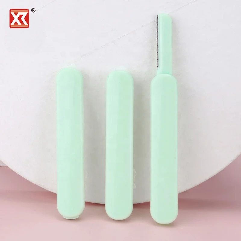 Customized Lady eyebrow razor trimmer/ Cosmetic tool/Safe shaving