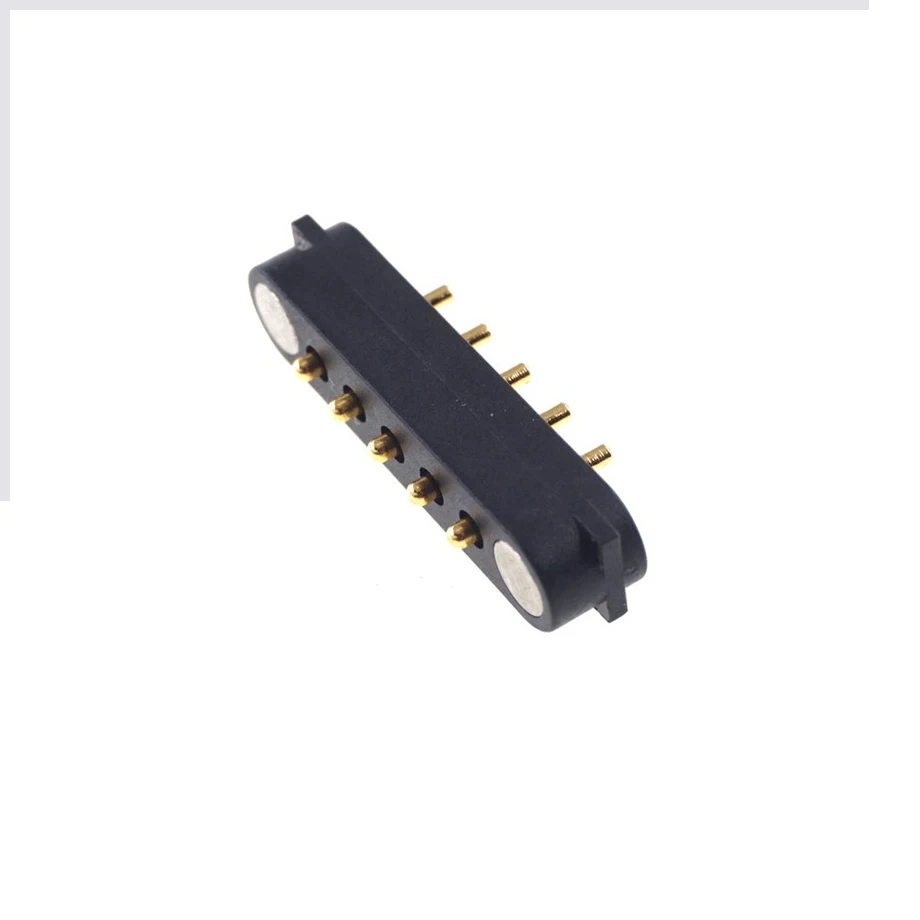 Quality Assurance 2.54mm Pitch Strong Magnetic Connector Male and Female Magnetic 5 Pin Pogo Pin Connector