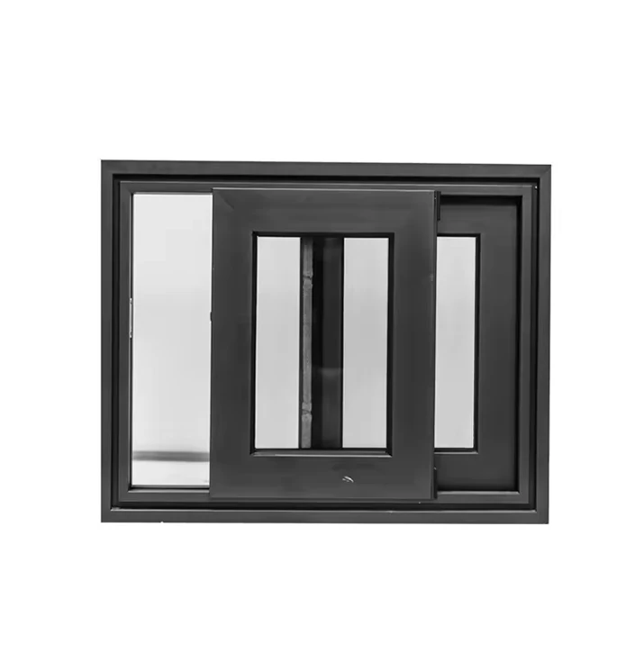 Wholesale Guaranteed Quality Windproof SoundProof Commercial Aluminum Tinted Glass Sliding Window Black Sliding Windows