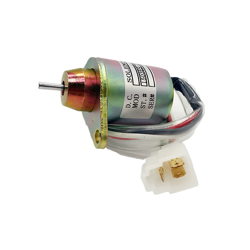 
MH Electronic 3935650 3935649 Fuel Shutdown Solenoid Valve Shut off Stop 24V For Cummins 6CT Diesel Parts Engine Stop Solenoid 