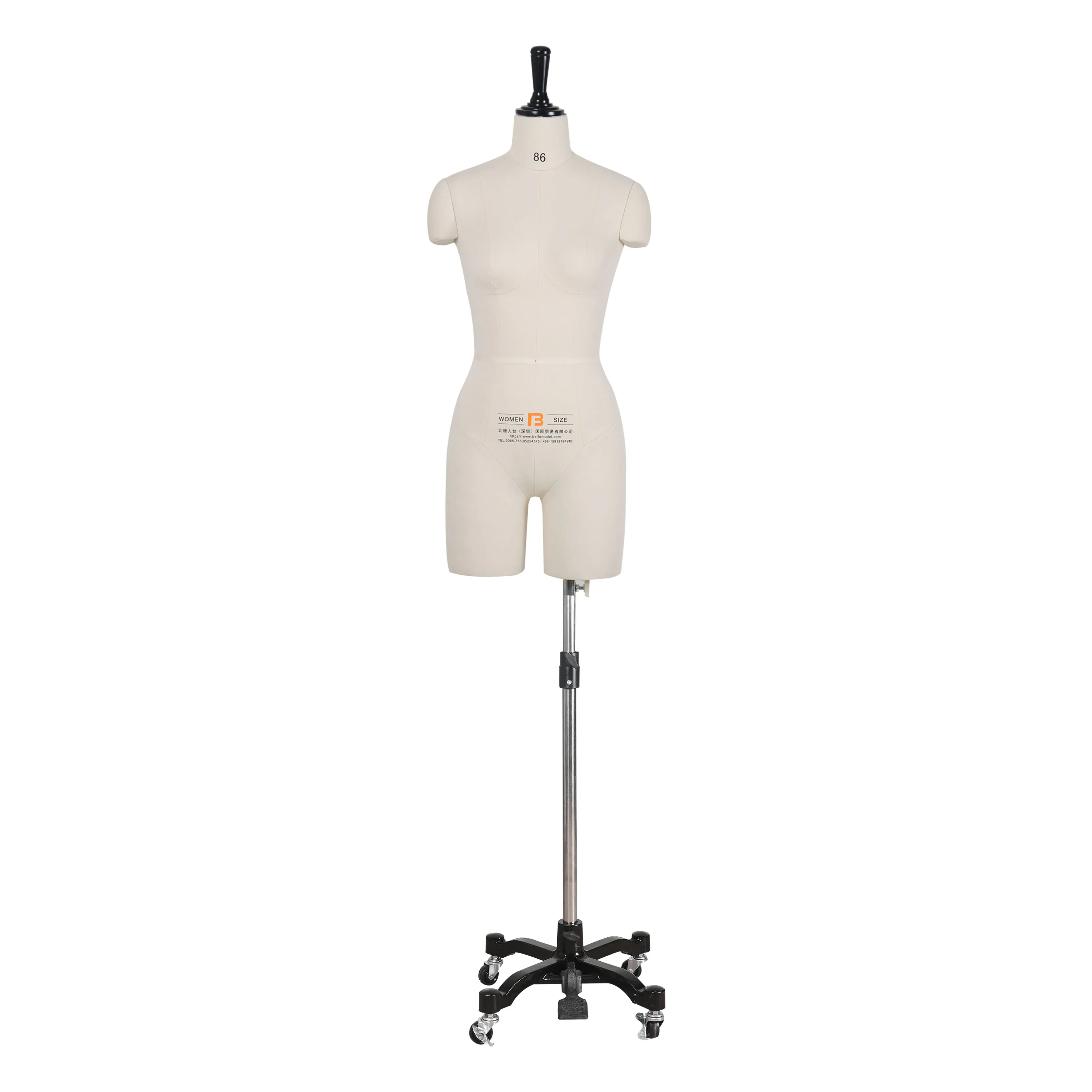 Standard CN Size Mannequin on Sale Model Dummy for Garment Tailors Fashion Design Student Manikin Female Half Body With Legs