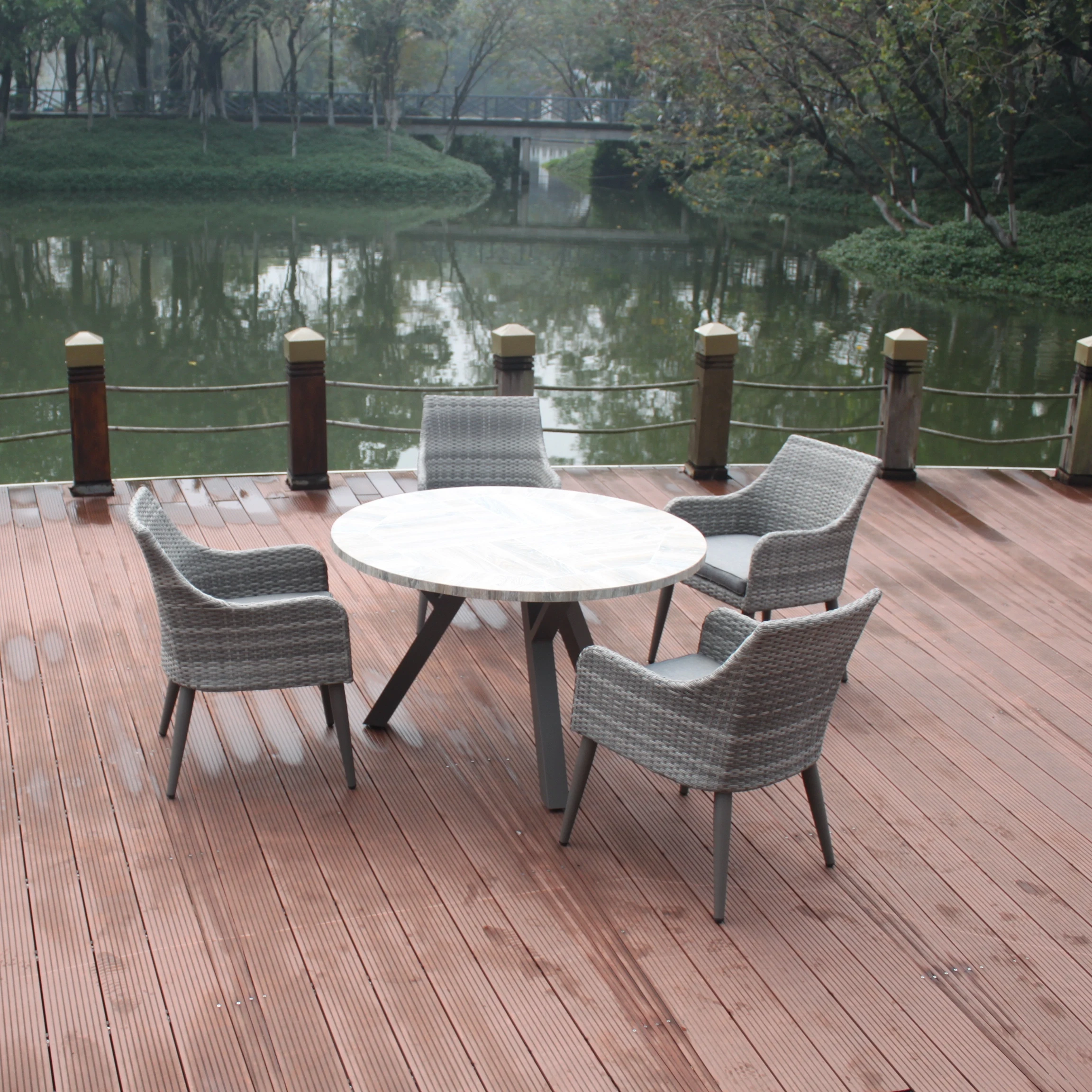 Outdoor dining for Hotel Bistro Commercial Restaurant And Cafe 9 Piece 8 People Black Stackable Cross outdoor dining