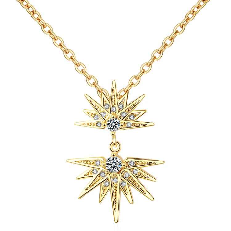trending beauty products wedding engagement diamond jewelry 14 k 14k 2 gram gold plated necklace pendant set