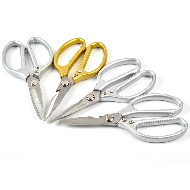 
Low Price Custom Zinc Alloy Stainless Steel Scissors Kitchen Strong Chicken Bones Cissors 