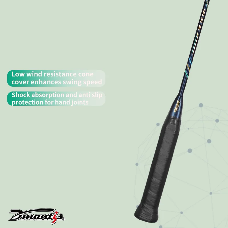 Dmantis Badminton Racket Model D200 for Professional Player for Export Carbon Fiber Badminton Racket