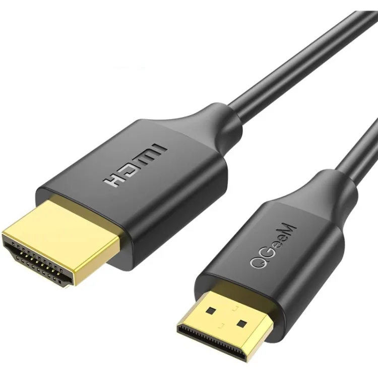 MiniHDMI to HDMI Cabel 6FT QGeeM High Speed 4K 60Hz HDMI 2.0 Cord Compatible with Sony HDR-XR50 MiniHDMI C TO HDMI A Adapter